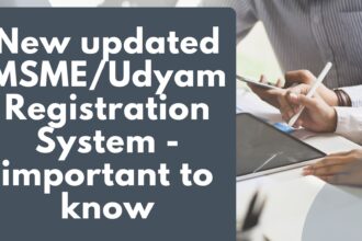 New updated MSMEUdyam Registration System - important to know