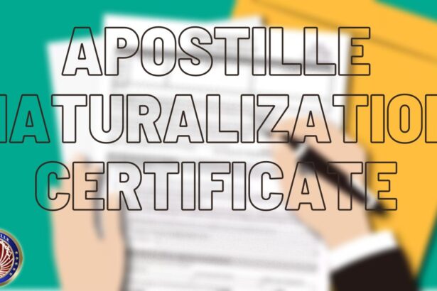 Apostille Naturalization Certificate